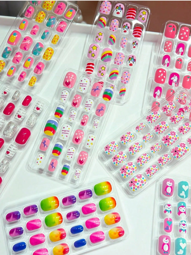 192PCS Kids Press-On Nail Set (8 Packs)