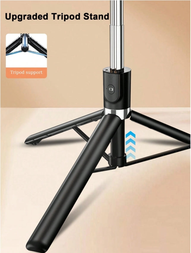 1.7M Bluetooth Selfie Stick & Tripod with LED Light