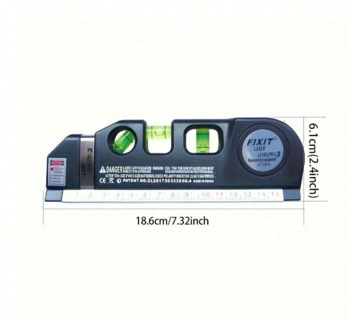 4-in-1 Laser Level & Mini Spirit Level