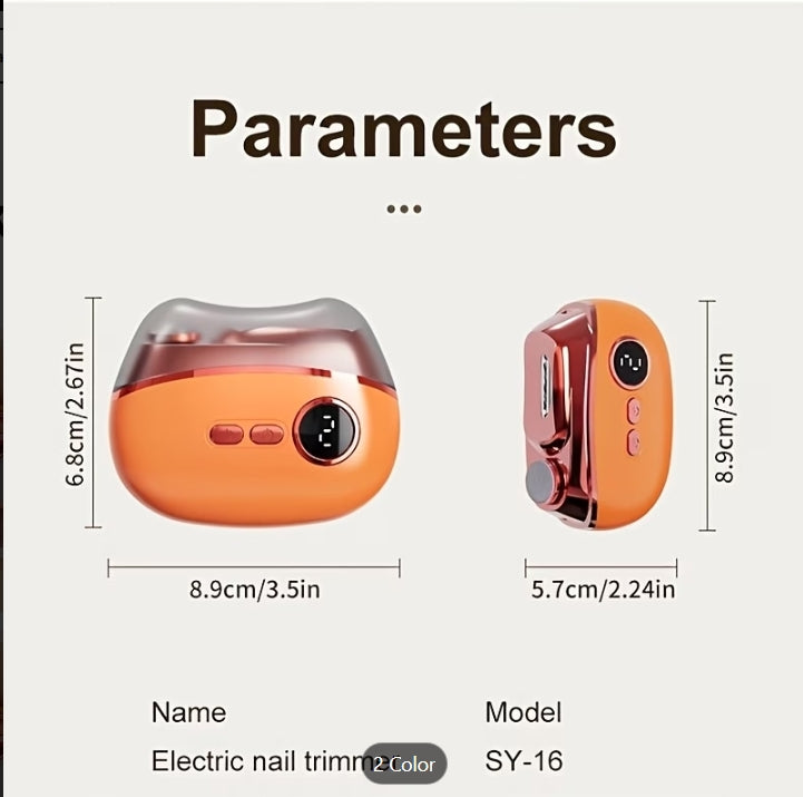 2-in-1 Electric Nail Clipper & Polisher