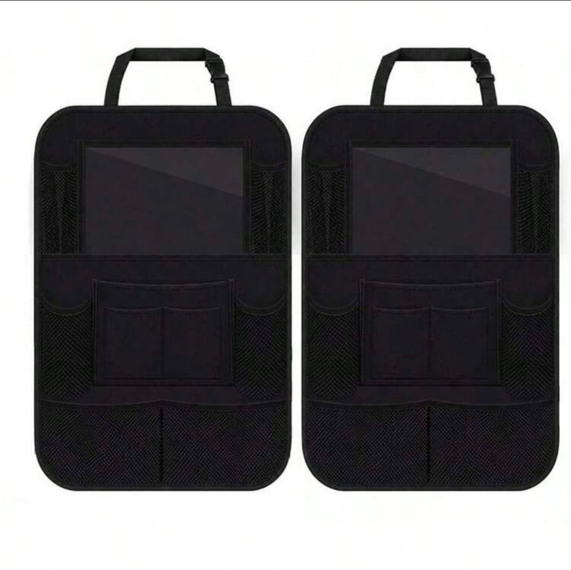 2-Piece Car Back-Seat Organiser & Kick Mat Set
