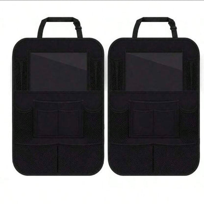 2-Piece Car Back-Seat Organiser & Kick Mat Set