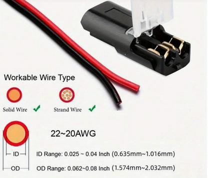 70-Piece Dual-Wire Quick-Connect Connector Set