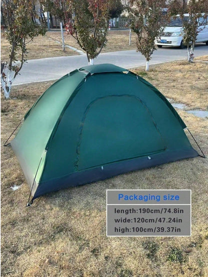 Camping Tent with Built-In Mosquito Net