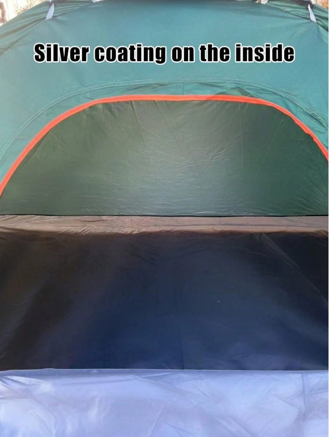 Camping Tent with Built-In Mosquito Net