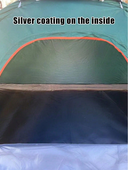 Camping Tent with Built-In Mosquito Net