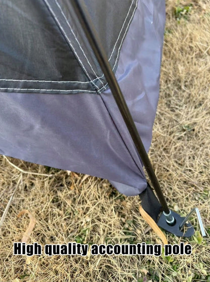 Camping Tent with Built-In Mosquito Net
