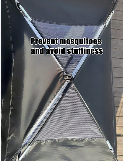 Camping Tent with Built-In Mosquito Net
