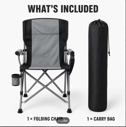 Oversized Heavy-Duty Folding Camping Chair