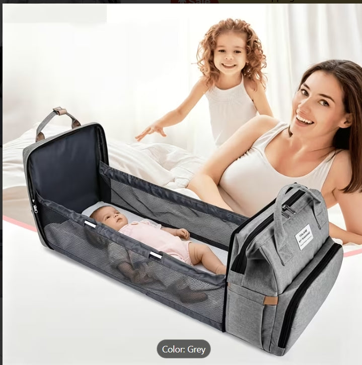 Multi-Functional Baby Diaper Backpack with Changing Station