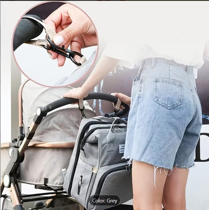 Multi-Functional Baby Diaper Backpack with Changing Station