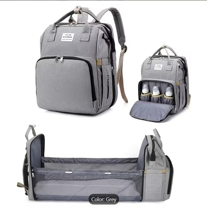 Multi-Functional Baby Diaper Backpack with Changing Station