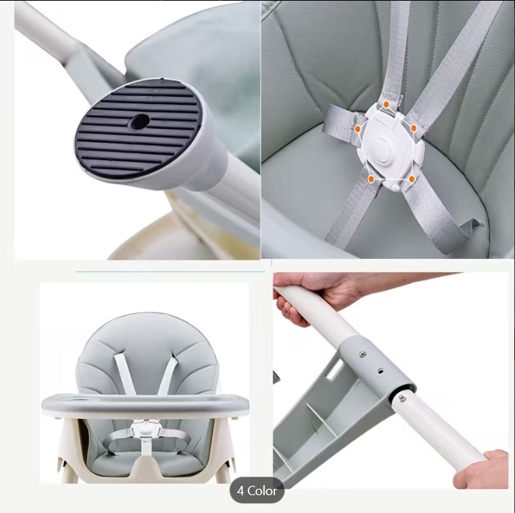 Adjustable Baby High Chair & Learning Seat