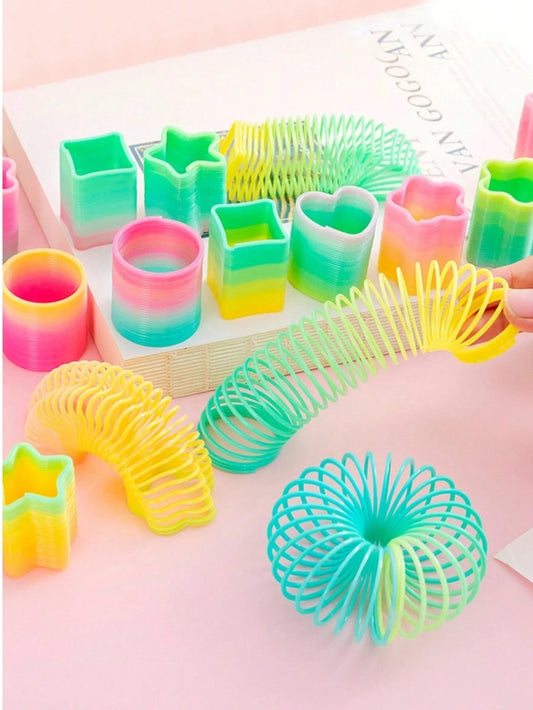 24PCS Rainbow Spring Toy Party Pack