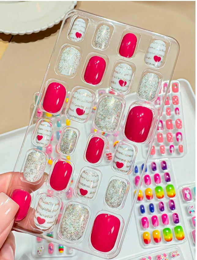 192PCS Kids Press-On Nail Set (8 Packs)