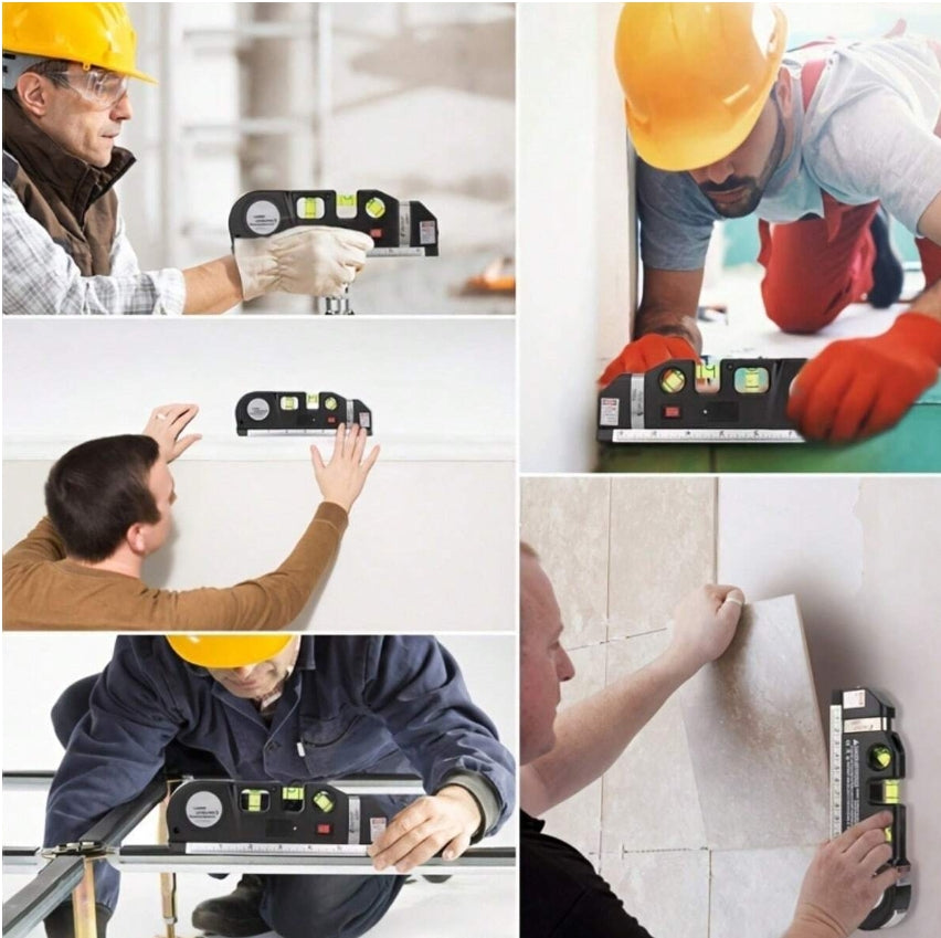 4-in-1 Laser Level & Mini Spirit Level