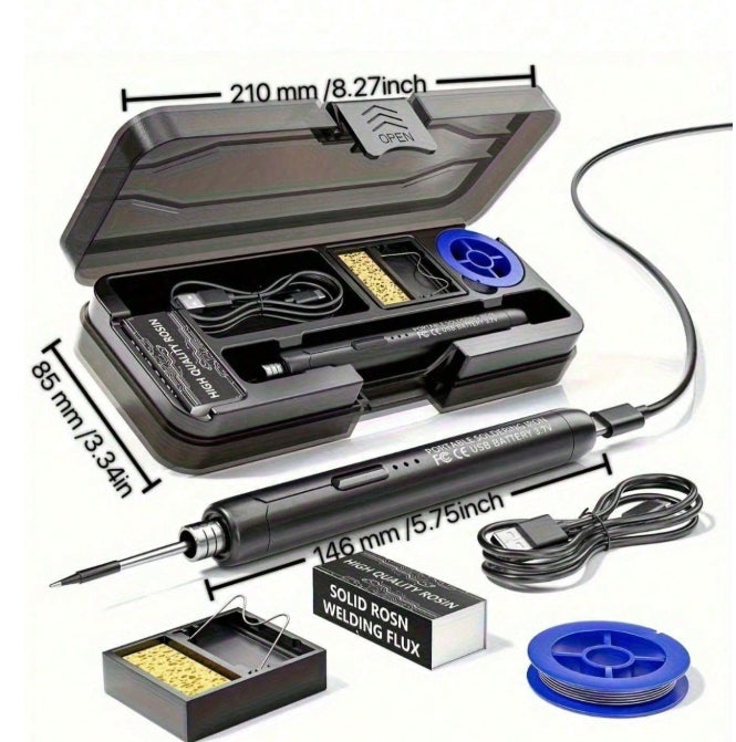 Wireless USB Rechargeable Soldering Iron Kit