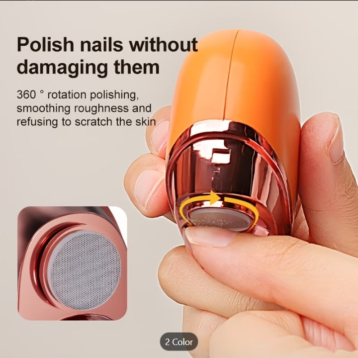 2-in-1 Electric Nail Clipper & Polisher