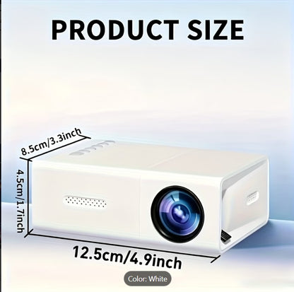Portable Mini Projector with Speaker & Remote Control